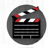 Image representing video production, like a film slate or editing timeline