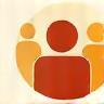 Icon representing small class sizes, perhaps a group of people
