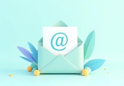 Image representing newsletter subscription, showing an envelope or email graphic